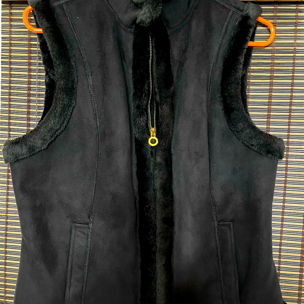 Chaps Vest Fur Faux